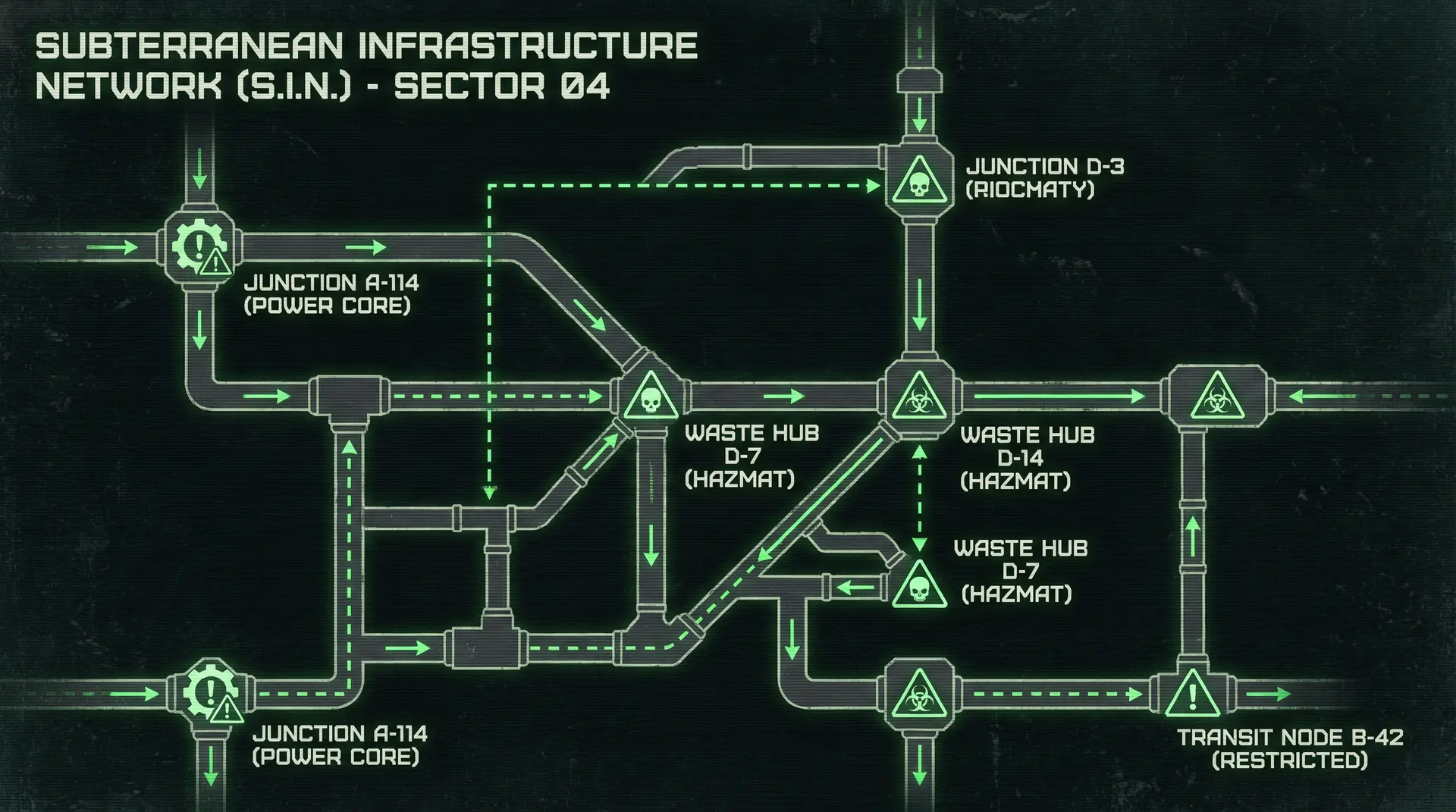 城市地下管网声呐测绘图 - 暗网禁区